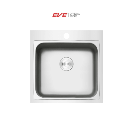 ซิงค์ล้างจานสแตนเลส 1 หลุม EVE EGO 500/500 ขนาด 50 ซม._1